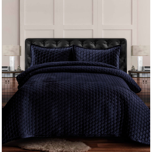 Mercer41 Gerth Velvet Bedding Set & Reviews Wayfair
